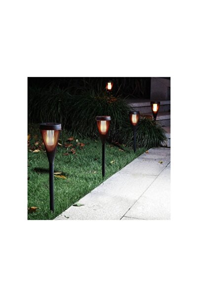 OEM Lampă solară LED pentru grădină, neagră, 35.5cm, stick exterior, fără cab...