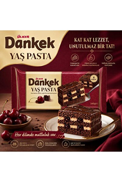 Ülker DANKEK YAŞ PASTA 245GR