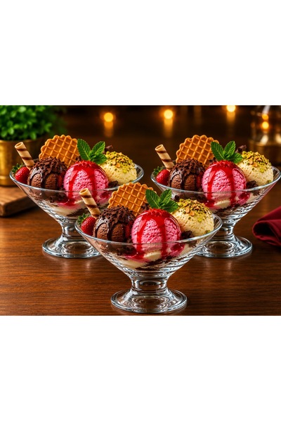 Paşabahçe Ice Cream Bowl 3 Pieces