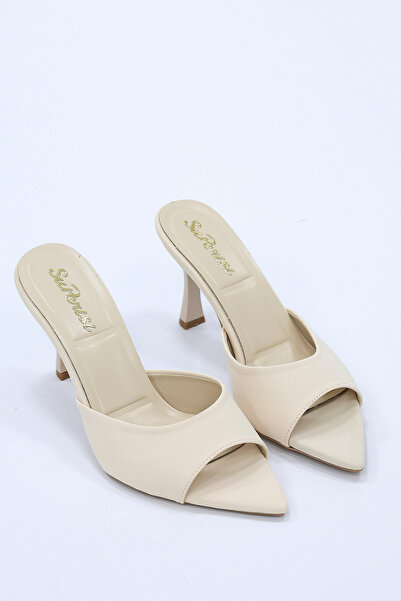 kajal ayakkabı Sup 3750 Thin Heeled Stiletto Slippers