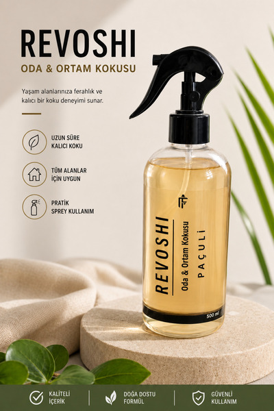 REVOSHİ PAÇULİ 500ML ODA VE ORTAM KOKUSU
