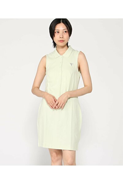 Guess Sılvy Ss Polo Dress Kadın Elbise V6Gk09K3152-A89J Ekru