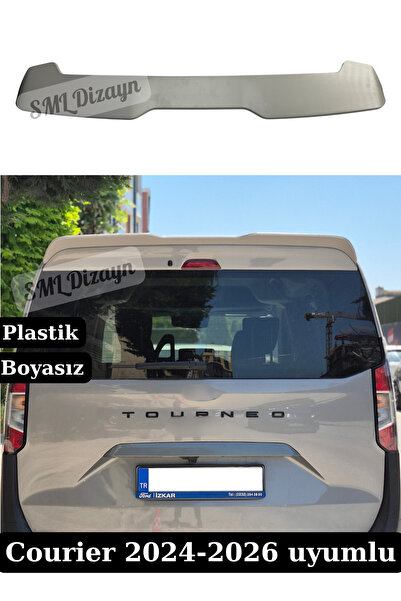 SML Dizayn 2024-2025-2026 Ford Courier Uyumlu Tavan Spoiler - Boyasız Astarsı...