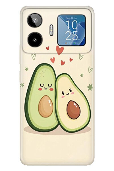 General Mobile GM 26 Pro (G903) Kılıf Avokado Temalı Desenli Darbe Emici Silikon