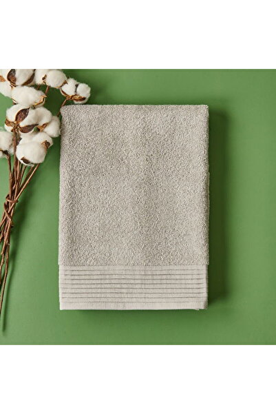 LC Waikiki Nevavm Soft Premium Face Towel - Gray - 50X90 cm
