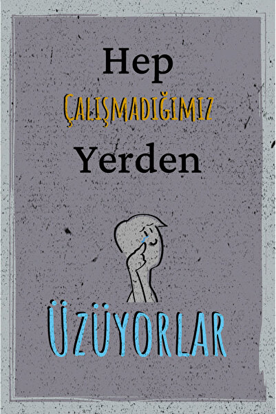 Retro Vintage 5 mm Ahşap Üzerine Üzüyorlar Temalı Poster Tablo 20X30 cm