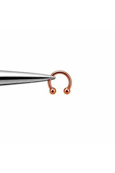 Dragon Cerrahi Çelik Çift Toplu Halka Piercing 0.8 mm