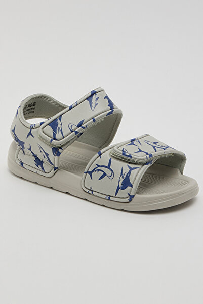 R&B Printed Velcro Sandals