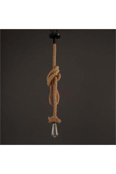 BAMI NETWORK Cablu pendul sfoara naturala 1.5m iluminare vintage