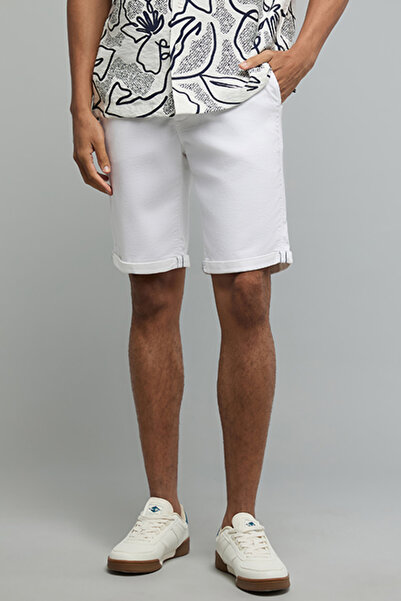 R&B Solid Shorts with Drawstring Waist