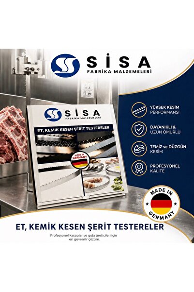 Schuster Germany Et Kemik Şerit Testere Bıçağı 5'li Paket 1840x16mm