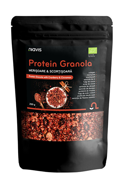Niavis Protein Granola - Merisoare & Scortisoara Ecologica 250G