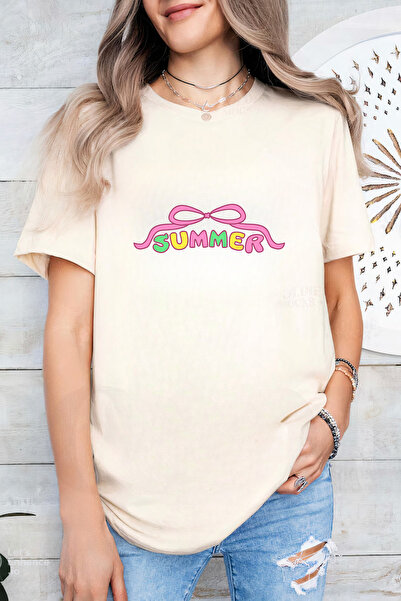 Sarah's Boutique Women's T-shirt – 100% cotton – Summer Ribbon