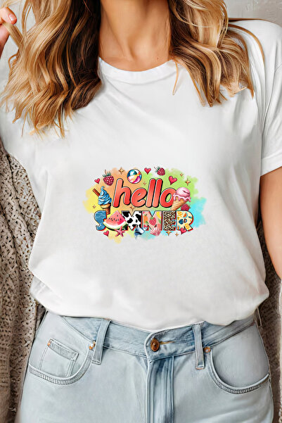 Sarah's Boutique Women's T-shirt – 100% cotton – Fruity Hello