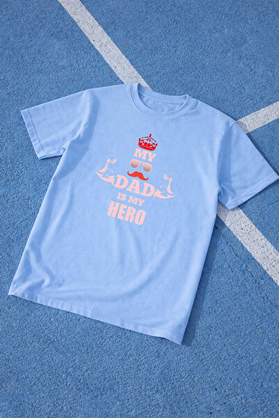 LORVEX Dad T-Shirt Father's Day Oversize 100% Cotton Printed Men's T-Shirt Co...
