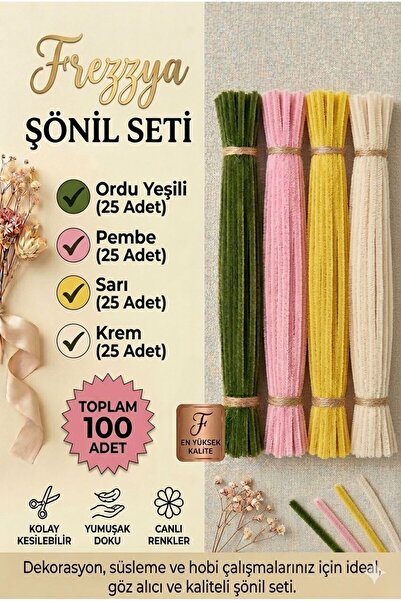 FREZYA 100 Adet Şönil Kiti