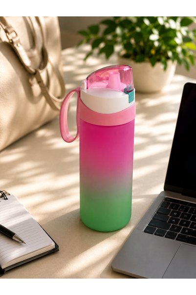 Roccos 2000 ml Motivasyonel Su Matarası Zaman İşaretli Kilitli Kapaklı Taşıma...