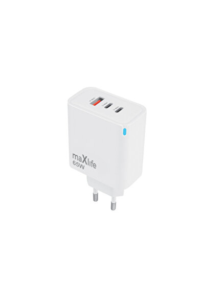 Maxlife Nutrition MaXlife MXTC-09-65ACC Power Adapter, 65W, 3.25A, 1 x USB-A ...