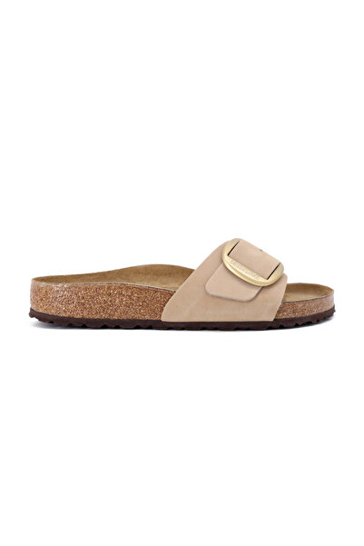 Birkenstock Madrid Big Buckle Lenb 1024140 Kadın Terlik Bej Juststep