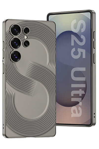 Rivor Samsung Galaxy S25 Ultra Uyumlu Kılıf Kamera Çıkıntılı Ultra İnce S Des...