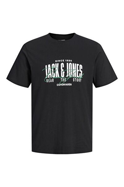 Jack & Jones Plus Men's Crew Neck T-Shirt, big sizes, cotton, Regular Fit