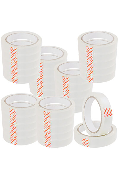 Mardil Packing Tape Acrylic Transparent 19mm x 66m, shipping carton sealing