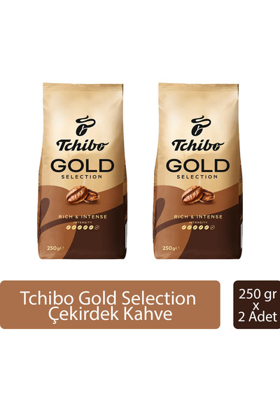 Tchibo Gold Selection Çekirdek Kahve 250 gr x 2 Adet