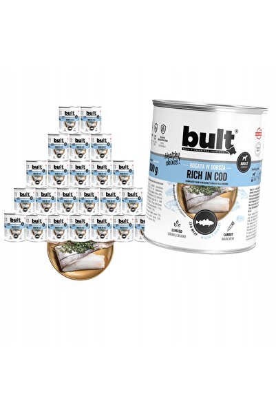 Bult Hrană umedă pentru câini, bogată în cod - 24x800g