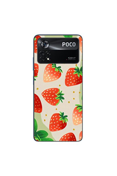 OEM Husa compatibila cu Xiaomi Poco X4 Pro Silicon Gel Tpu Model Capsuni Pattern