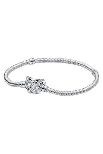Pandora Bratara Moments cu incuietoare tip fluture Argint 925 - 19 cm