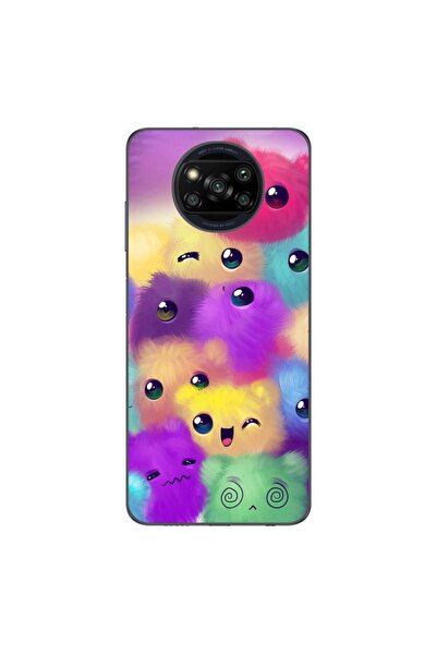 OEM Husa compatibila cu Xiaomi Poco X3 Pro Silicon Gel Tpu Model Pufosi Colorati