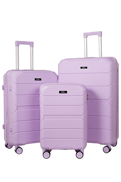Vittag 3-Piece Luggage Set, Polypropylene Material, Lightweight, TSA Lock, 36...