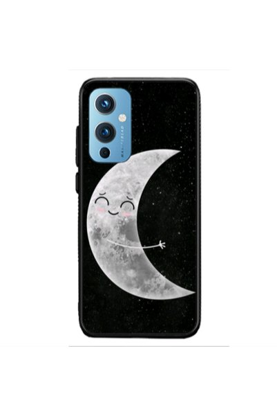 Other Oneplus 9 5G Half Moon Black Glossy Θήκη