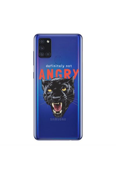 Other Samsung A21S Pointed teeth Transparent Silicone TPU Θήκη