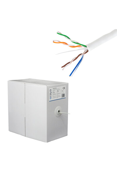 ALPERAYAKKABI Cablu UTP, Cat 5E, 100% CUPRU, 305m, 4x2x24 AWG - eRaya NET5EUT...