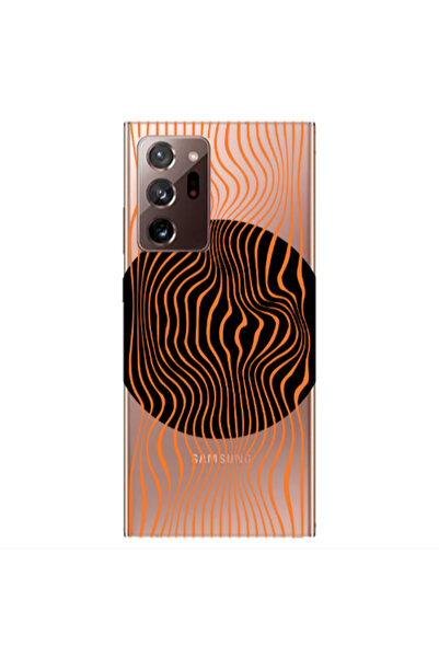 Other Samsung Note 20 Ultra Trapezoidal lines Transparent Silicone TPU Θήκη