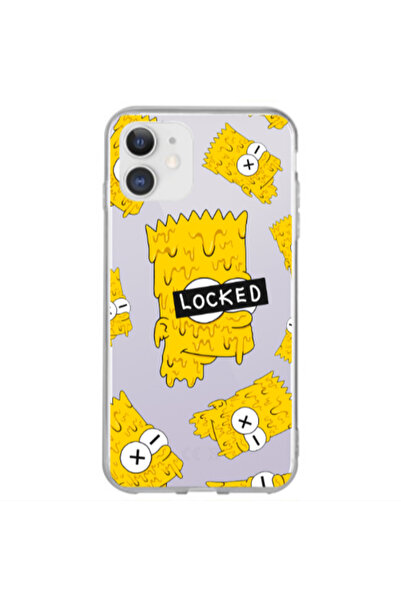 Other Apple iPhone 12 Bart Simpson Transparent Silicone TPU Θήκη