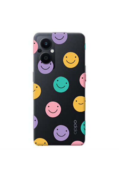 Other Oppo Reno 7 Lite Colorful smiles Transparent Silicone TPU Θήκη