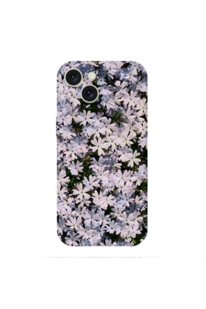Other Apple iPhone 15 Plus Flowers white Transparent Silicone TPU Θήκη