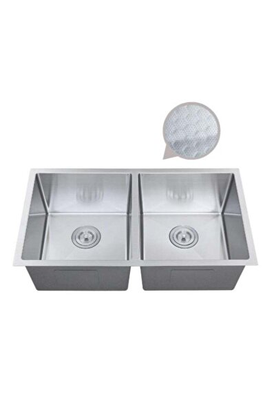 Wonderful-kitchens Nano Silver Kitchen Sink with Anti-Scratch Honeycomb Techn...