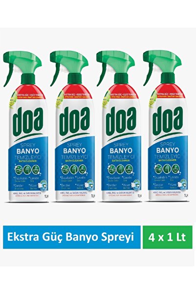 Doa Banyo Extra Güç Temizlik Spreyi 1 Lt x 4 Adet