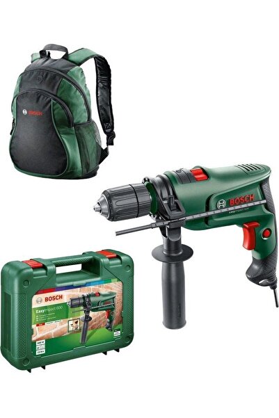 Bosch EasyImpact 600 Darbeli Matkap - 0603133000 + Yeşil Sırt Çantası