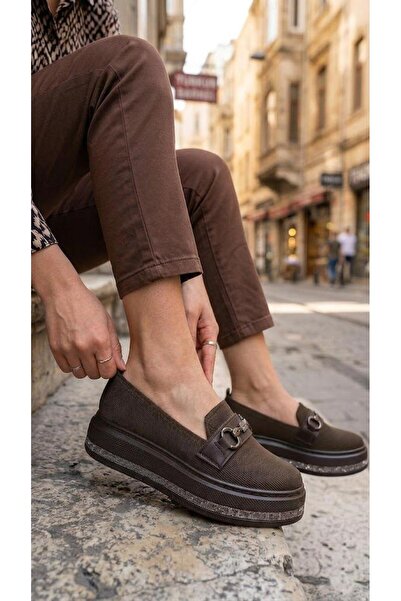 fort Ventes 346712 Thick Sole Women's Shoes with Comfortable Stone Buckle Acc...