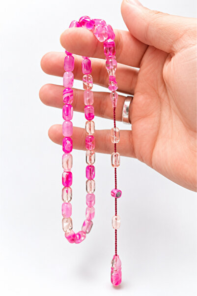 Budakoğulları Pembe Sultan – 7x10 mm Kapsül Kesim Alman Faturan Ateş Kehribar...