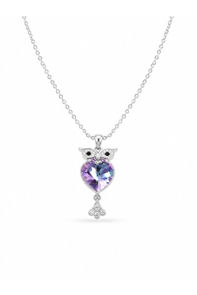 serelya 316L Steel Chain Silver Color Owl Model Women's Necklace |   Elegant ...