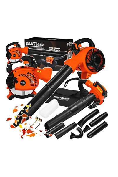 Kraft&dele Kit suflantă pe benzină cu funcție de aspirație, Kraft&Dele, 3.8 C...