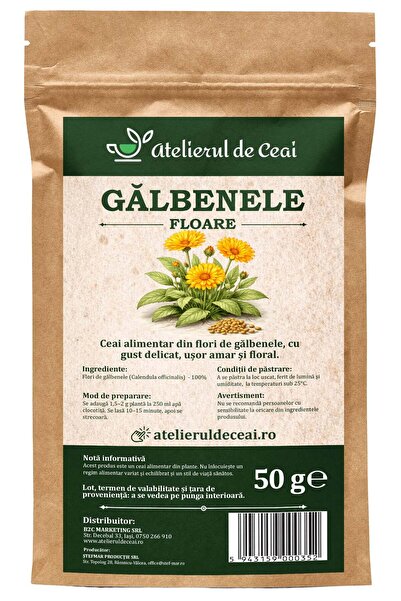 atelierul de ceai Ceai de flori de gălbenele