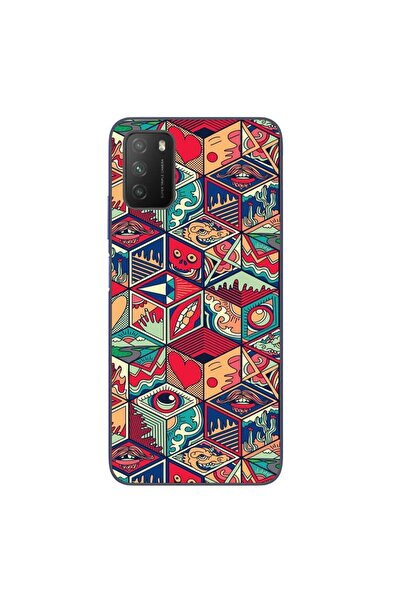 OEM Husa compatibila cu Xiaomi Poco M3 Silicon Gel Tpu Model Pop Art Geometric
