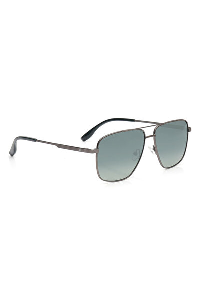FASTRACK Polarized Sunglasses Gunmetal Frame Green Mirror Lens 58mm - M8036GR1PV