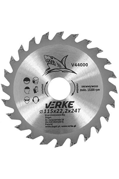 VERKE Disc de tăiat lemn, 115x22.2 mm, V44000